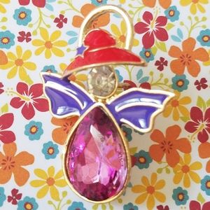 Red Hat Society Crystal brooch
